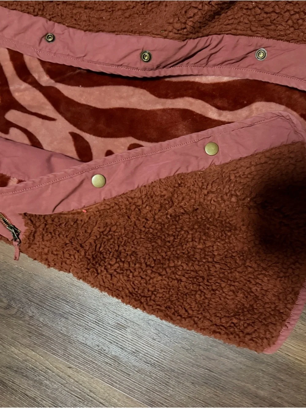 Anthropologie Margot Reversible Sherpa Coat
$200 spring cozy casual boho summer - Picture 7 of 15